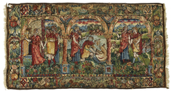 The two sides of a tapestry-woven purse, T.8-1961. © Fitzwilliam Museum, Cambridge