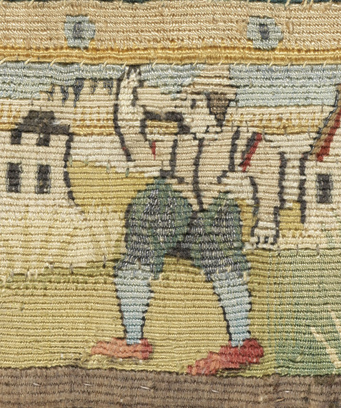 Detail depicting a huntsman